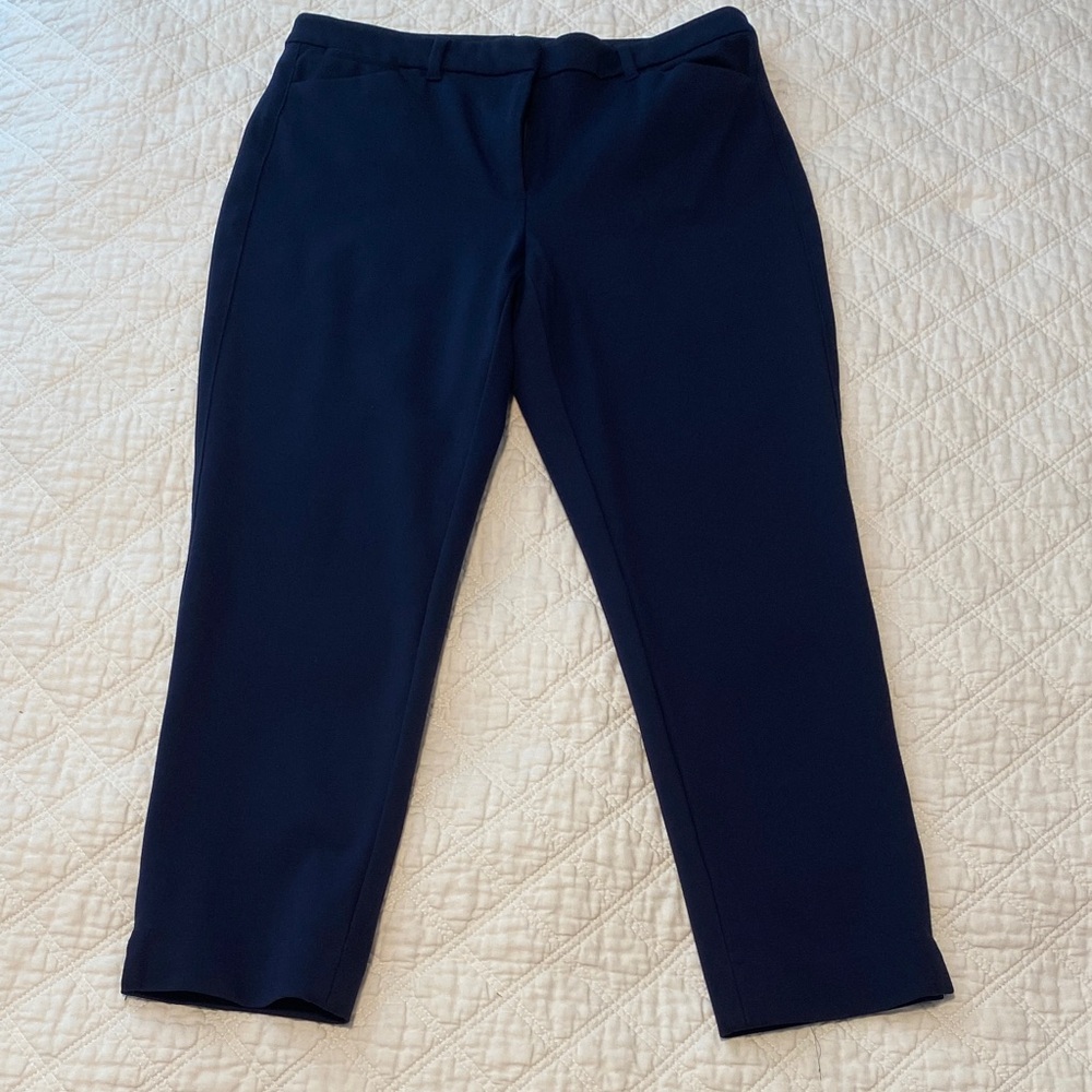 Classic Navy Blue ponte pant White House Black Market
